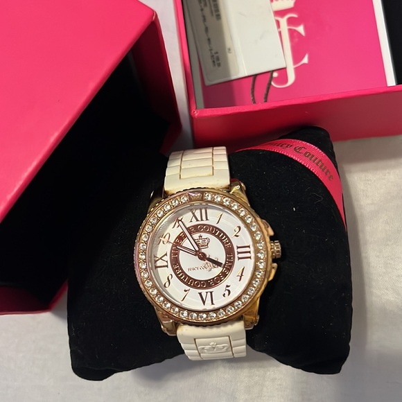 BNWT JUICY COUTURE WHITE & GOLD WATCH - Picture 3 of 6
